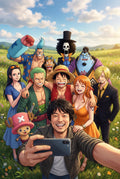 Anime Group Selfie – Prompt