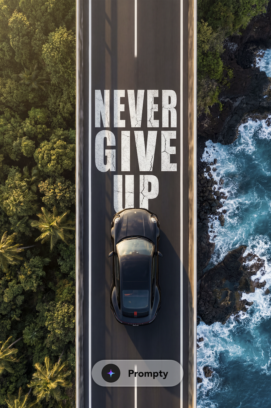Motivational Road Perspective – Prompt